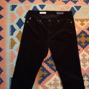 AG Jeans The Premiere Black Stretch Corduroy Sz 27